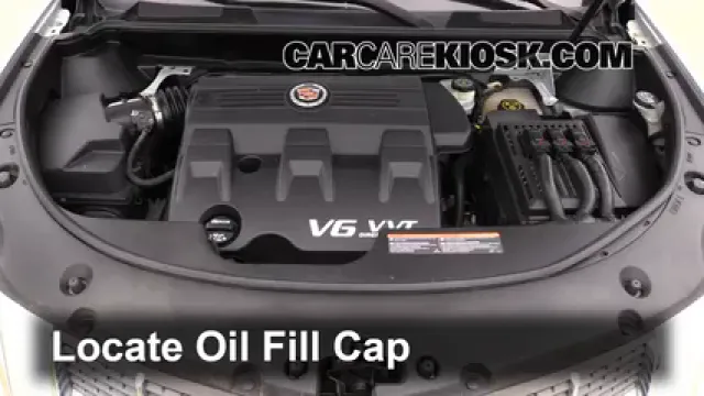 2012 Cadillac SRX Luxury 3.6L V6 FlexFuel Oil Add Oil